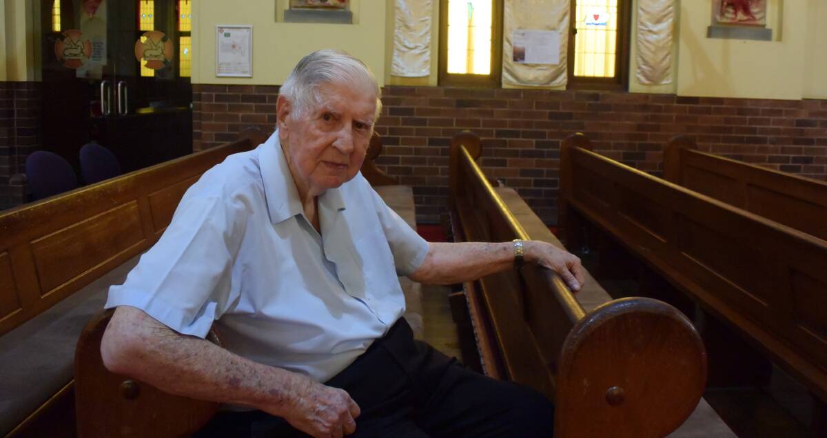 Outstanding service: Father Leo Donnelly reflects on almost 50 years as parish priest.
