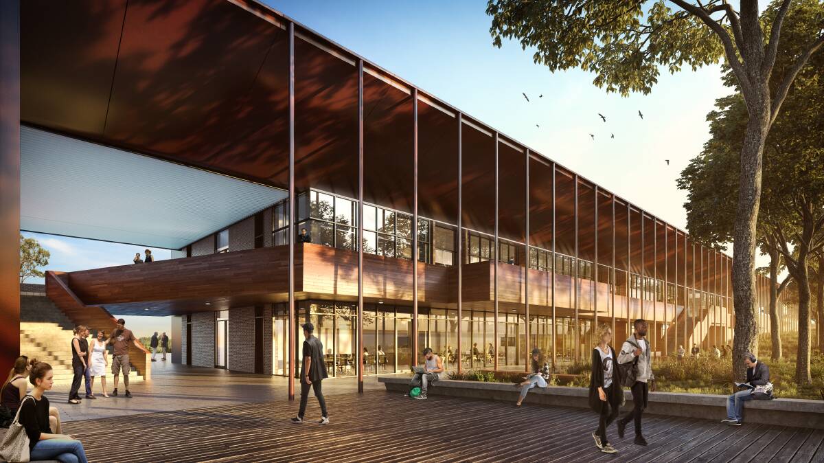 Growing campus: An artistic impression of the main stage 2A building.