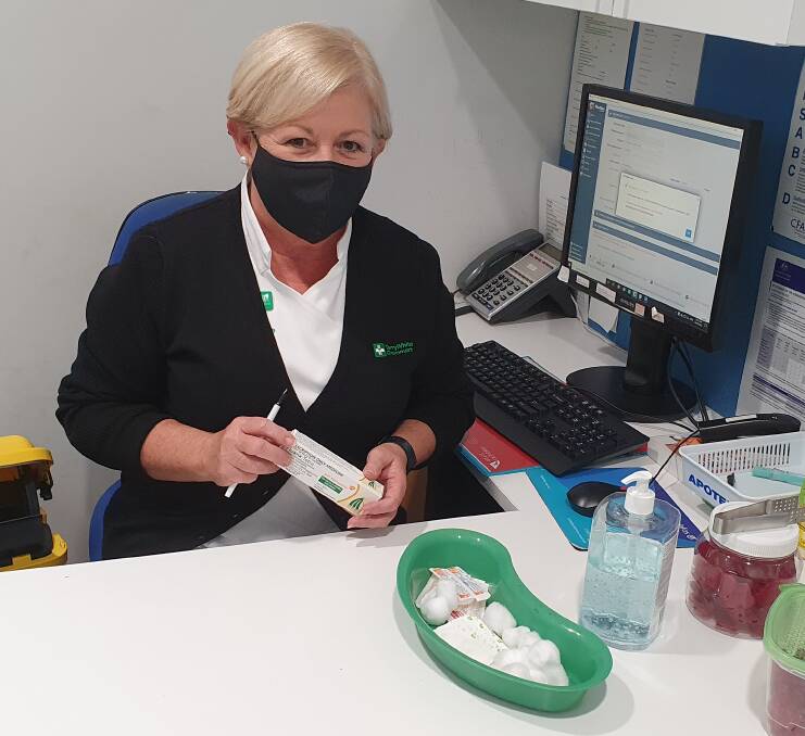 On board: Community pharmacist Judy Plunkett, who is awaiting the arrival of AstraZenica vaccines, is pleased eligible pharmacies have the green light to take part in the immunisation effort against COVID-19.