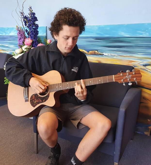Talented: Hastings Secondary College Port Macquarie Campus student Keanu Bowman has released his debut single under the stage name Keanu Jai.