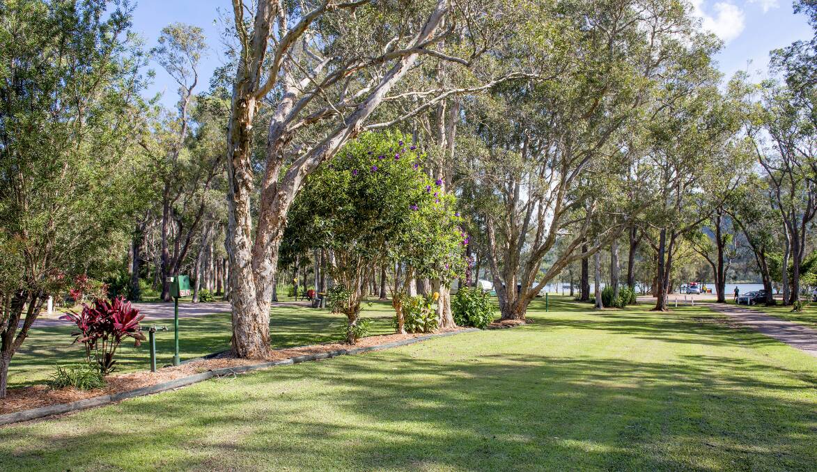 Beautiful spot: More powered sites will be added to the mix as part of improvements at Diamond Waters Caravan Park. Photo: Jeremy Rogers