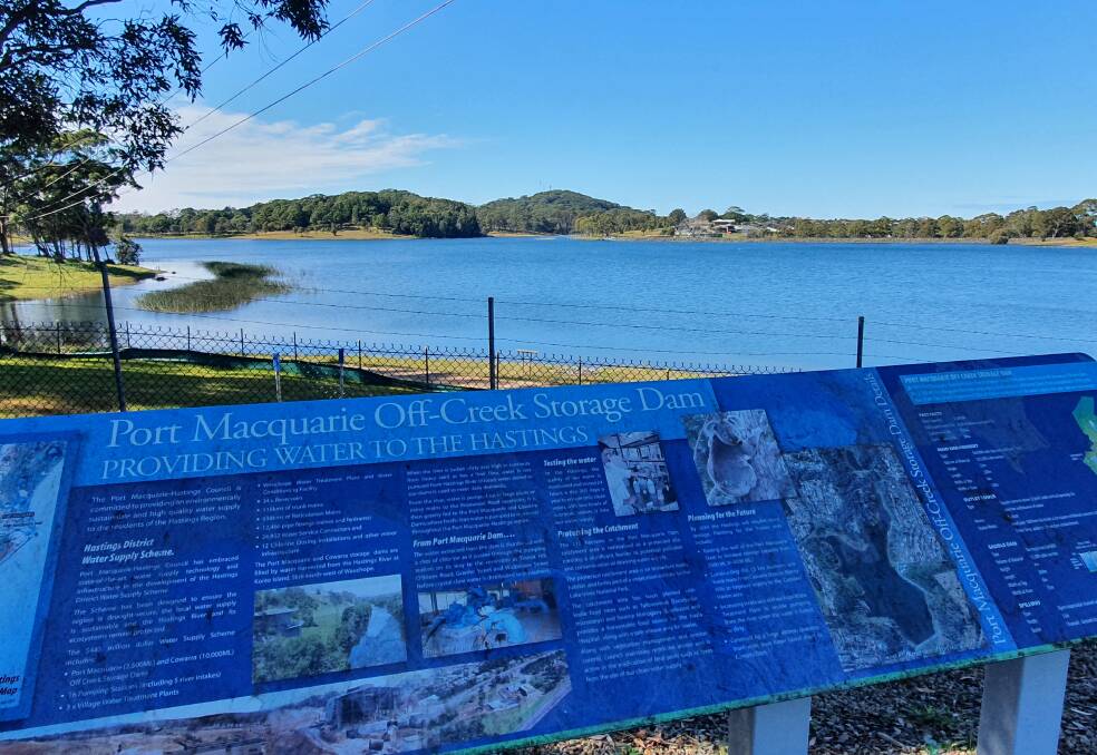 Water management: Port Macquarie Dam is part of our water supply system.