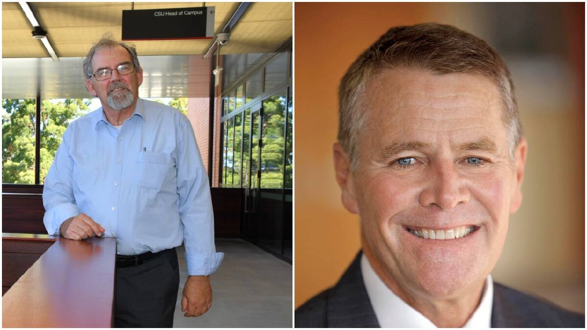 Commitment recognised: CSU's Emeritus Professor Ross Chambers (left) and former Oxley MP Andrew Stoner are among those named on the Queen’s Birthday Honours List.