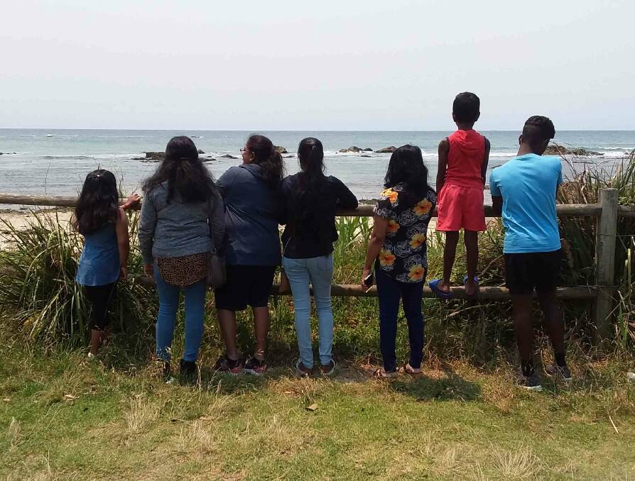 Funds raised by the Mid North Coast Refugee Support Coast helps support refugees such as these Sri Lankan refugees in Port Macquarie. Photo supplied