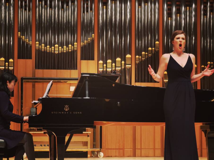 Performing in China, December 2019: Stella Hannock received a scholarship from the Sydney Conservatorium to go on an all expenses paid trip to China and have a short exchange at Zhejiang Conservatory. Photo: supplied