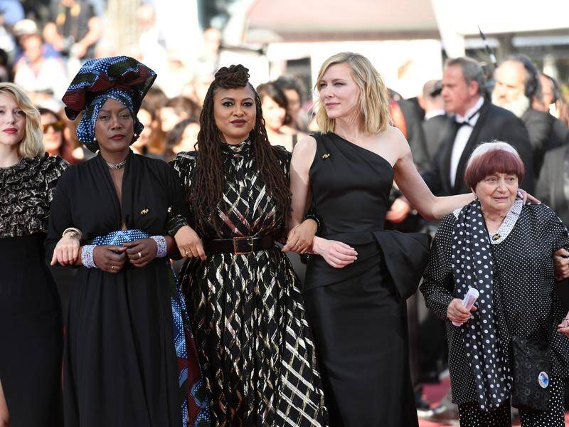 Lea Seydoux, Khadja Nin, Ava DuVernay, Cate Blanchett and Agnes Varda at Cannes.