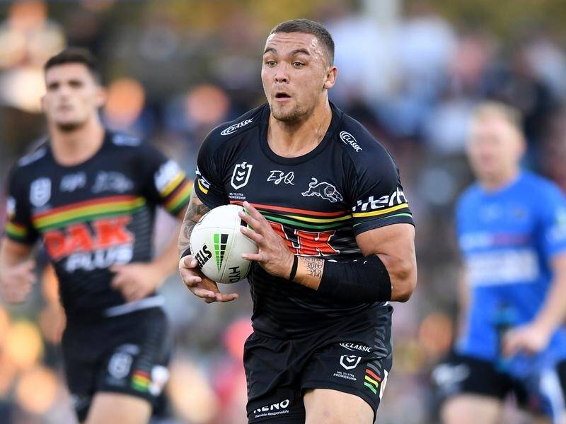 Penrith prop James Fisher-Harris faces lengthy rehab after tearing a pectoral muscle at the gym.