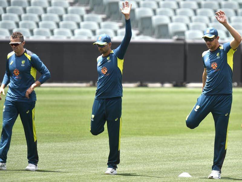 The Australian cricket team is using drone technology to help them prepare for their Perth Test.