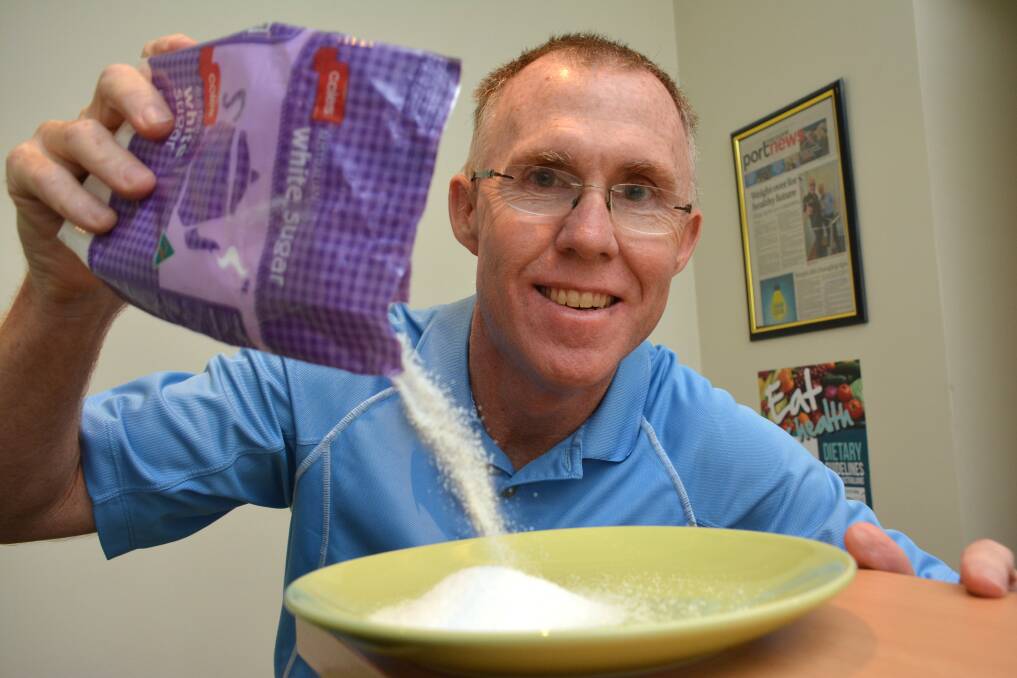 Ban it: Port Macquarie dietitian Peter Clark supports calls for a sugar tax on sugary drinks in Australia.