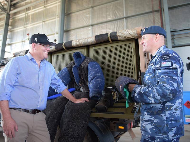 Prime Minister Scott Morrison says he has nothing to do with how he is welcomed at defence bases.