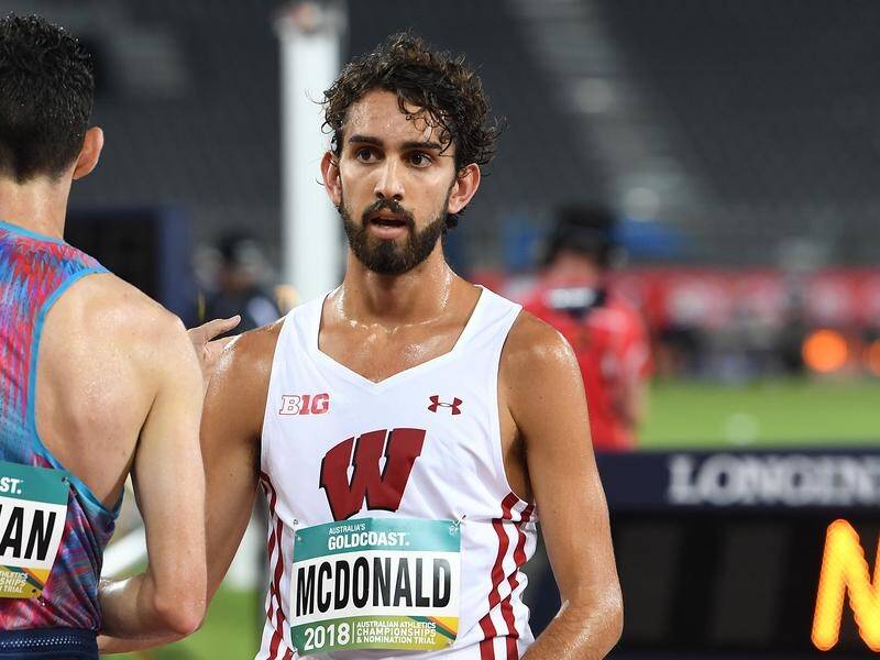 Morgan McDonald was among the Australians runners to excel this weekend on the US college circuit.