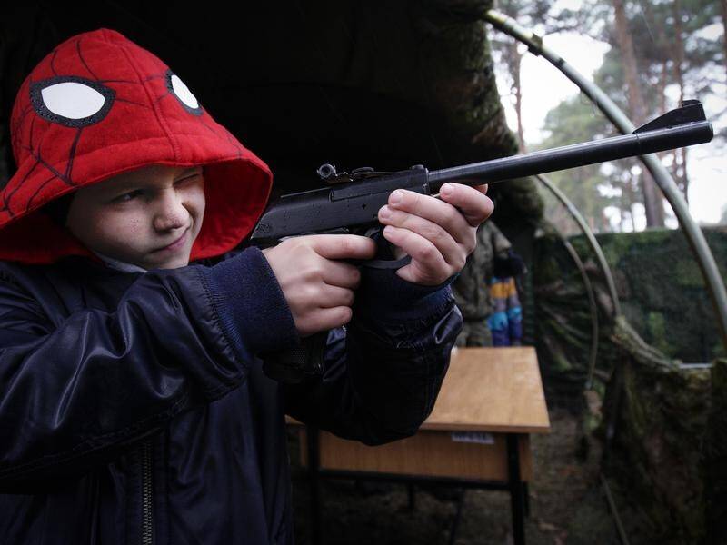 Claims the Shooters, Fishers and Farmers Party wants to arm 10-year-olds are false.