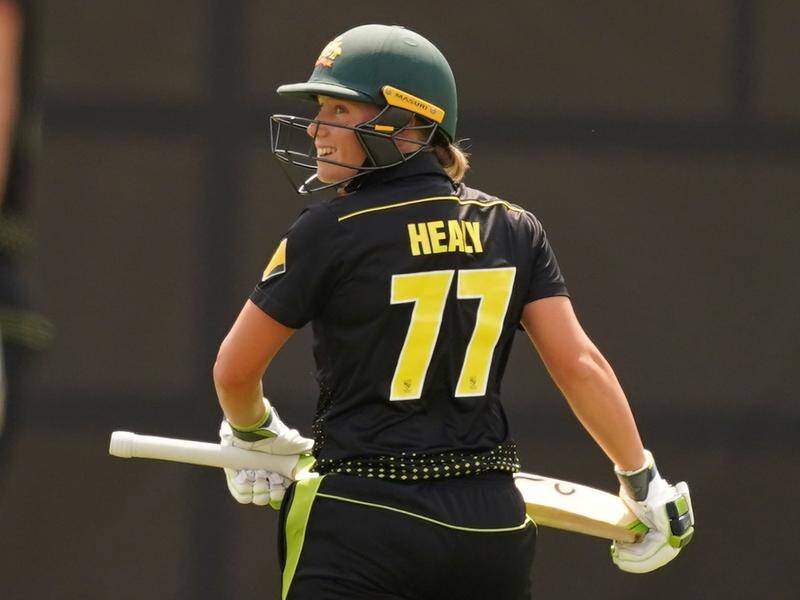 Opener Alyssa Healy is unfazed by criticism of her batting before Australia's World T20 defence.