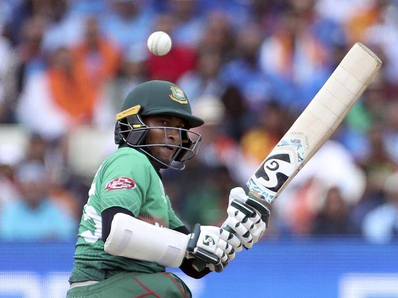 Shakib Al Hasan has steered Bangladesh to a series clinching three wicket ODI win over Zimbabwe.