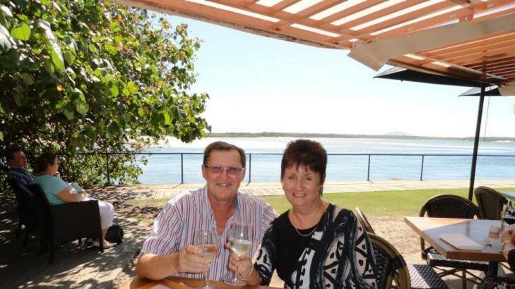 Queenslanders Howard and Susan Horder celebrate their 41st wedding anniversary on the Sunshine Coast in 2013. Photo: Supplied