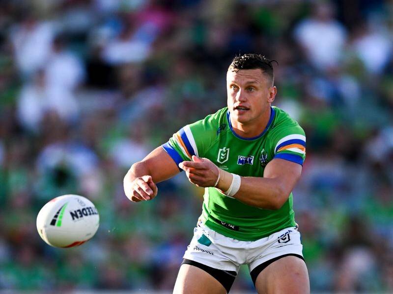 Canberra five-eighth Jack Wighton has told the club he plans to test the open market. (Lukas Coch/AAP PHOTOS)