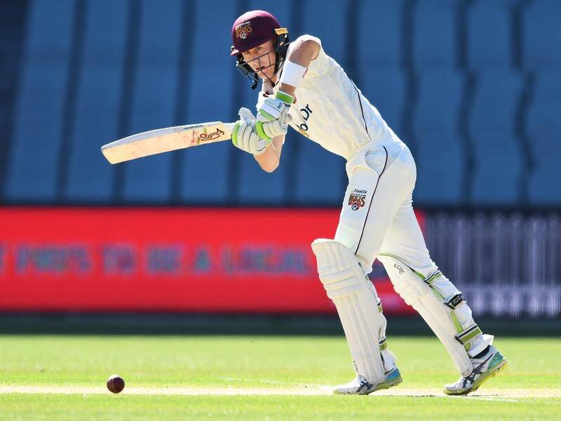 Marnus Labuschagne has steered Queensland to a big lead over South Australia at Adelaide Oval.