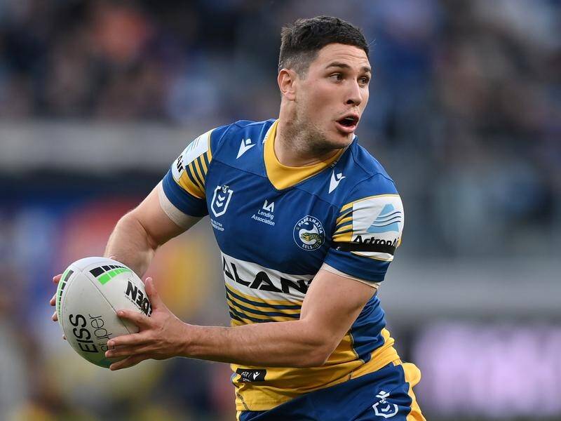 Mitchell Moses has laughed off an on-field argument with his Parramatta captain Clint Gutherson.