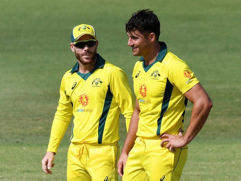 David Warner (l) and Marcus Stoinis (r) have pulled out of the inaugural The Hundred competition.
