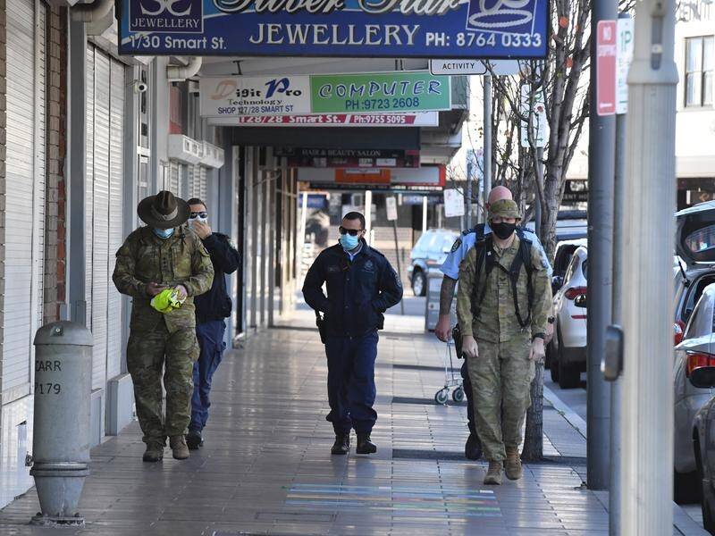 Defence personnel have been deployed to help NSW police in parts of locked down Sydney.