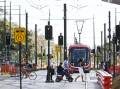 The federal government will spend almost $200 million on upgrades to Canberra's light rail network. (Lukas Coch/AAP PHOTOS)
