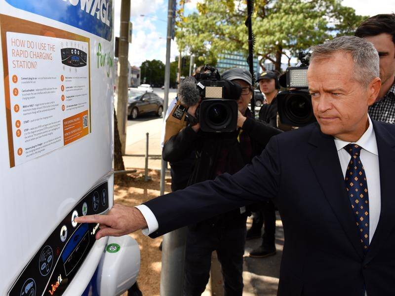 Bill Shorten wants a network of charging points to make electric cars a viable option.