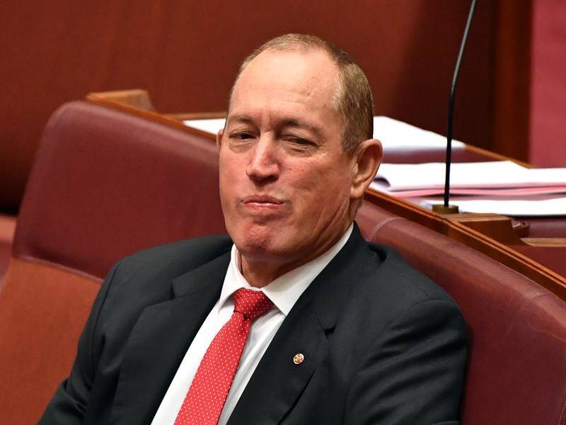 Senator Fraser Anning blamed the attack on 50 worshippers at mosques last month on Muslim migrants.