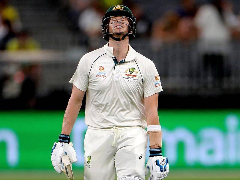 Steve Smith was out for just 16 in Australia's second innings against New Zealand.