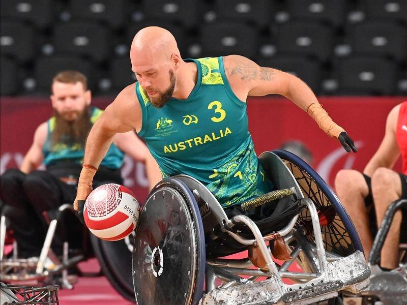 Ryley Batt has inspired the Australian Steelers to a vital wheelchair rugby win at the Paralympics.