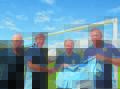 Bright future: Port FC vice president Craig Johnson, former coach Tony Wilson, new coach Mick Brown and president Chris Barlow are excited about a new season. Pic: PETER GLEESON