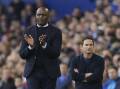 Crystal Palace's Patrick Vieira (l) is being probed by police and the FA after a fracas with a fan.