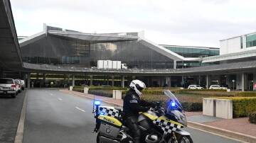 A man has been charged over a shooting incident at Canberra Airport at the weekend. (Mick Tsikas/AAP PHOTOS)