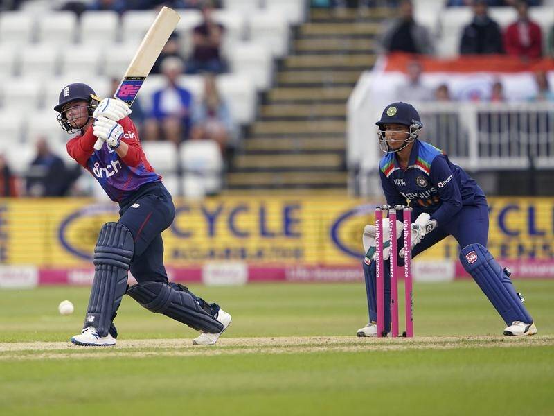 Danni Wyatt smashed 89 to lead England to a T20 win and multi-format series win over India.
