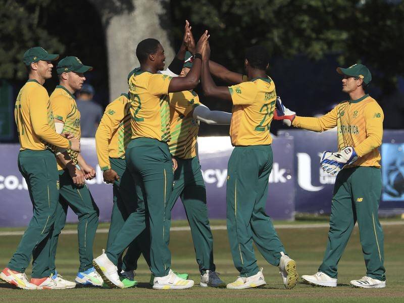 South Africa have cruised to a 33-run win over Ireland in the opening game of their Twenty20 series.