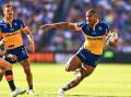 Dumped winger Maika Sivo is battling for an NRL recall for Parramatta from NSW Cup. (Mark Evans/AAP PHOTOS)