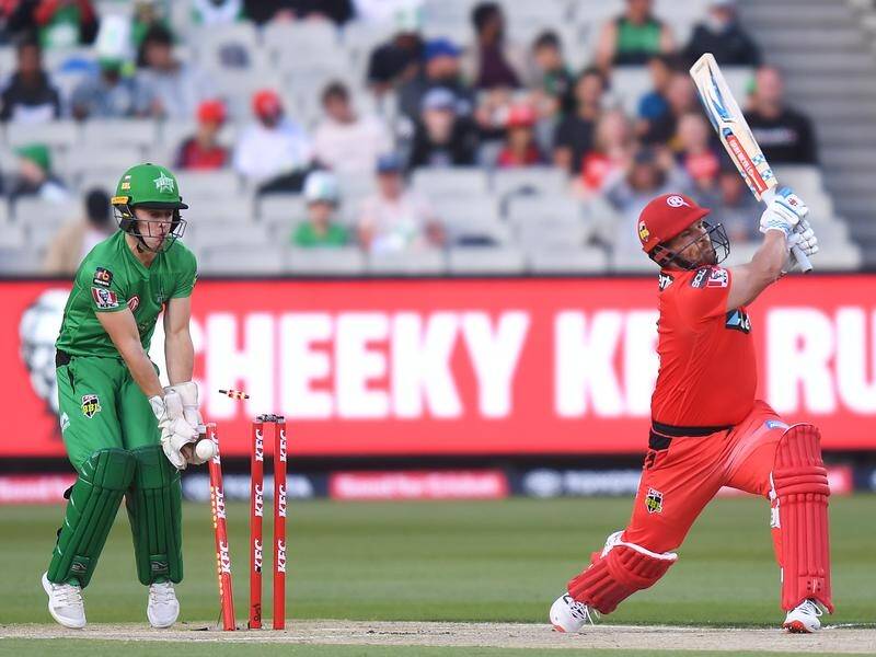 Aaron Finch made a duck as his Melbourne Renegades suffered a BBL loss to the Melbourne Stars.