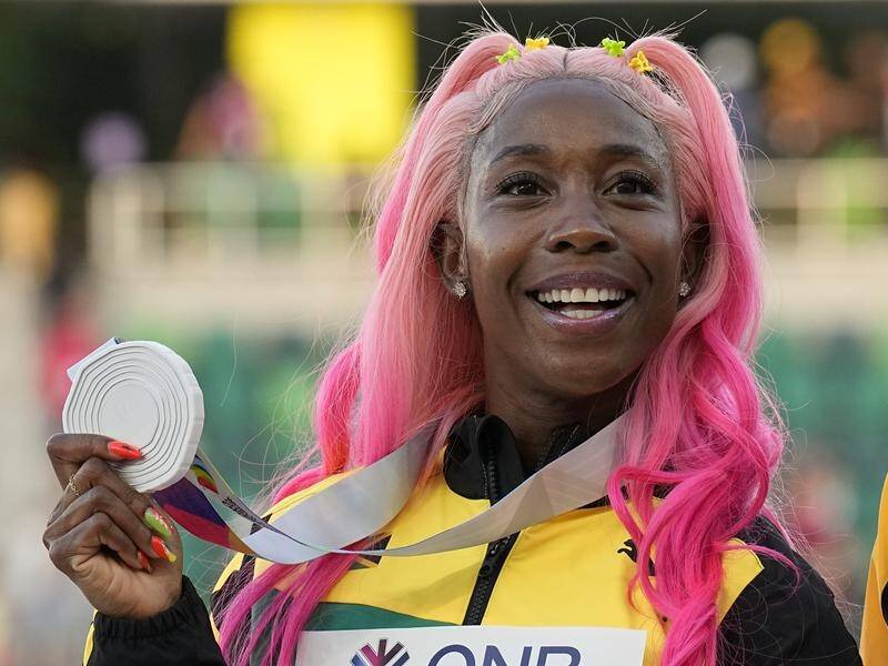 Shelly-Ann Fraser-Pryce finished her 100m in Poland in 10.66 seconds. (AP PHOTO)