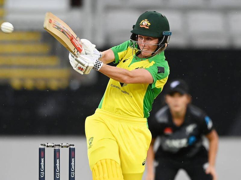 The women's Twenty20 International between Australia and New Zealand has been abandoned due to rain.
