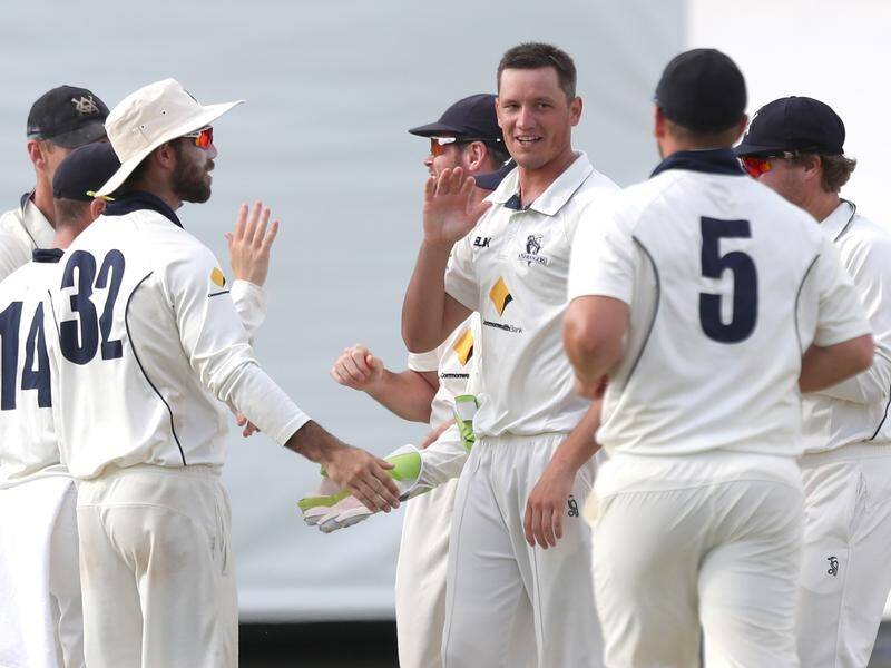 Chris Tremain took 10 wickets for the match in Victoria's big Sheffield Shield win over WA in Perth.
