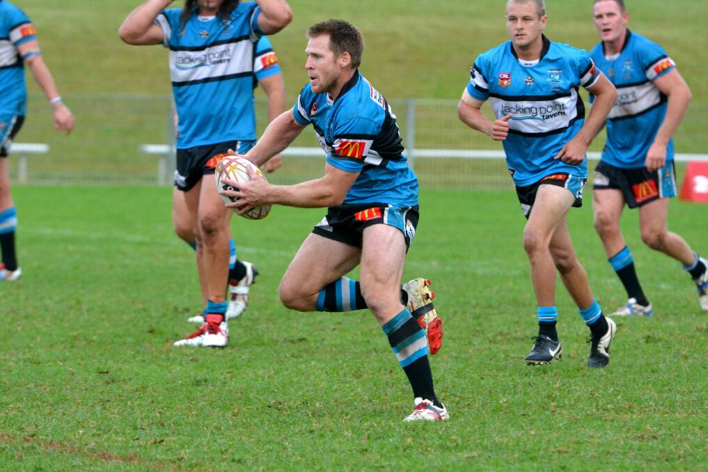 Good victory:?Matt Shipway on the field for Port Macquarie Sharks during the win over Wauchope Blues on Saturday.