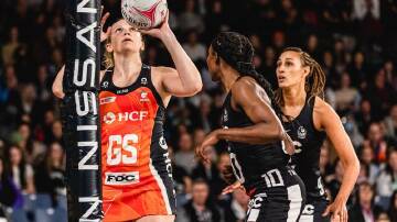 Jo Harten got out of her sick bed to lead the Giants to a 69-60 Super Netball win over Collingwood.