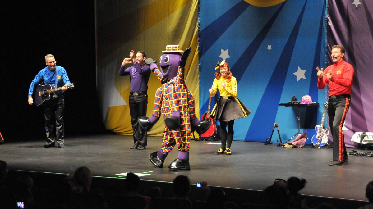 Always fun: The Wiggles and Henry the Octopus sing and dance up a storm.
