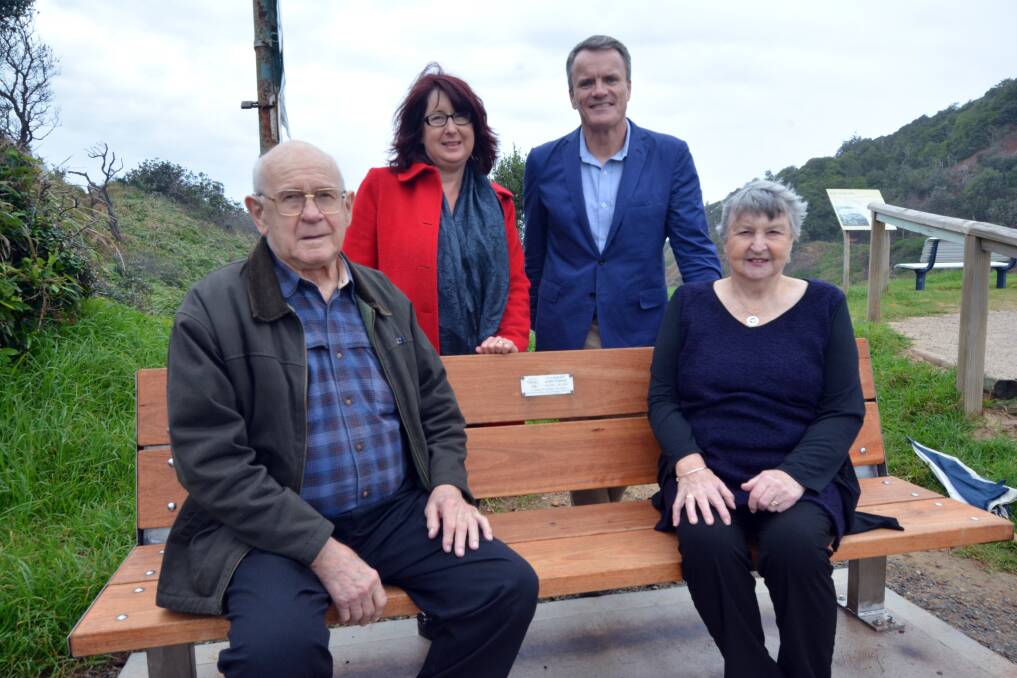 Place for Glen: Jack Turner, Fran Pearce, Office of Environment and Heritage CEO Terry Bailey and Coral Turner.