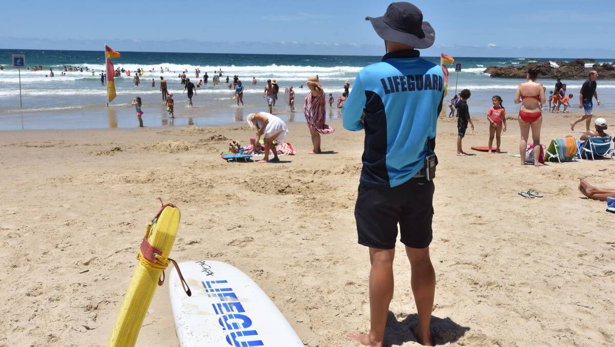 Surfs up: It's been a quiet month at the beach. Pic:NIGEL McNEIL