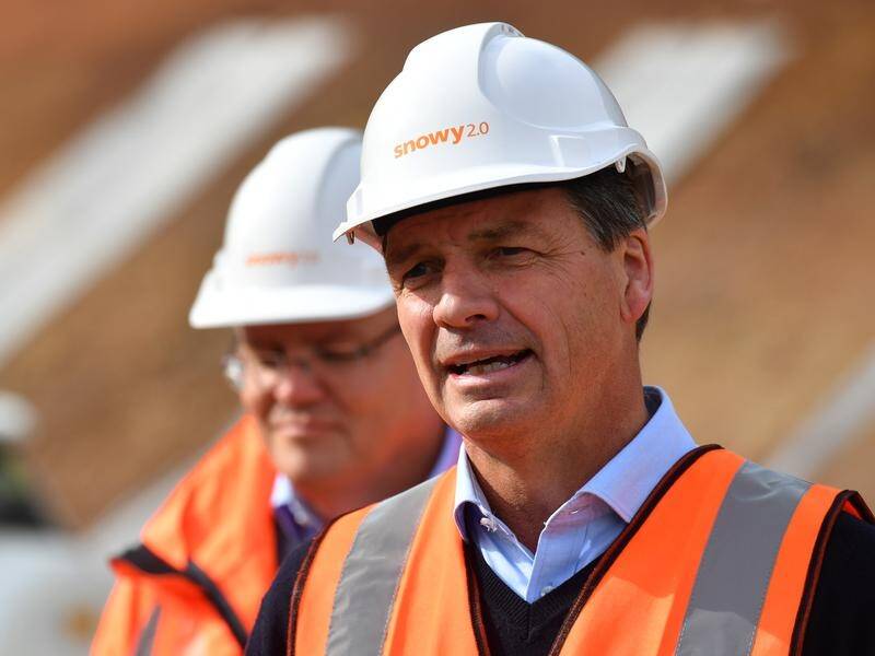 Energy Minister Angus Taylor says Snowy Hydro will build a gas power station in the NSW Hunter.