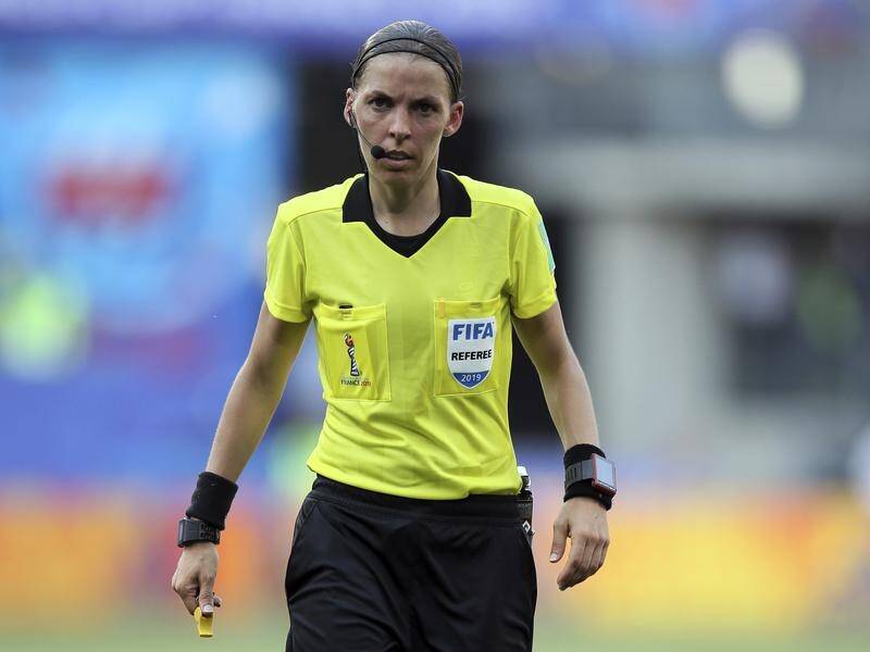 Referee Stephanie Frappart will become the first female to referee a Champions League match.