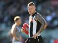 AFL star Jordan De Goey has been passed fit to take his place in Collingwood's team to play Carlton. (Joel Carrett/AAP PHOTOS)
