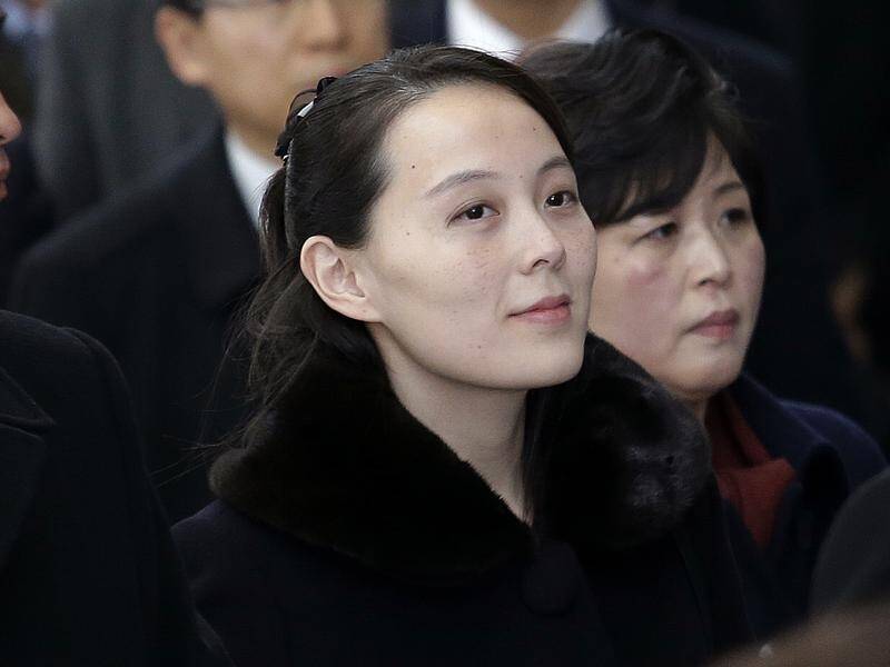 The sister of North Korean leader Kim Jong-un has arrived in South Korea for the Winter Olympics.