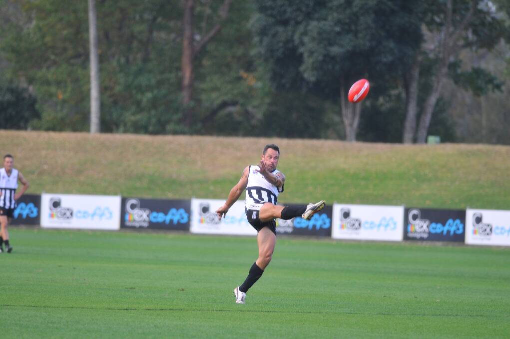 Troy Kelly in action in last year's AFL North Coast grand final.