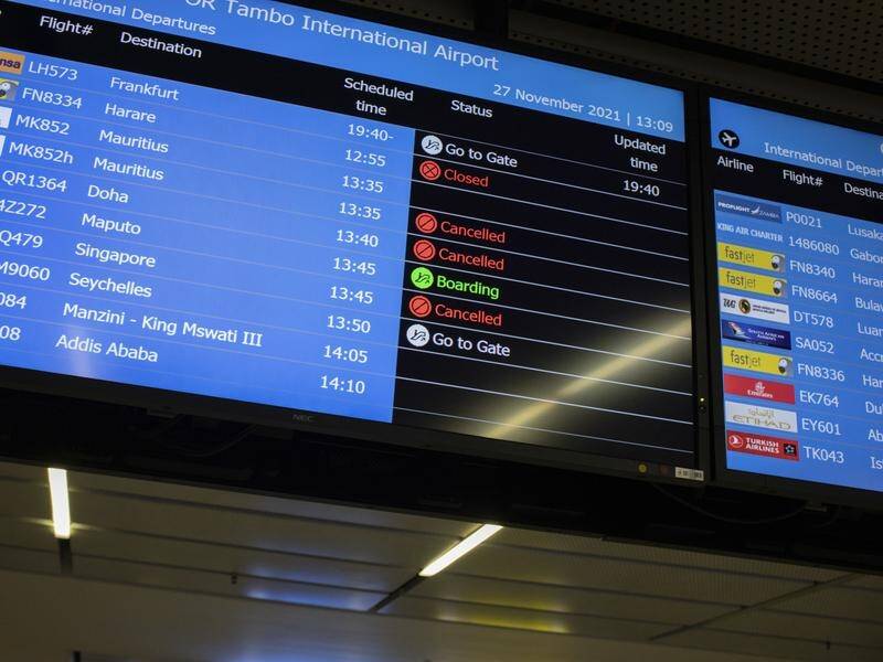 Countries around the world have started imposing restrictions on flights from South Africa.
